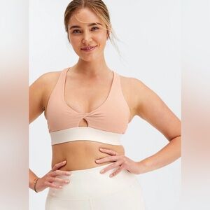 Fabletics light pink Sports Bra size L